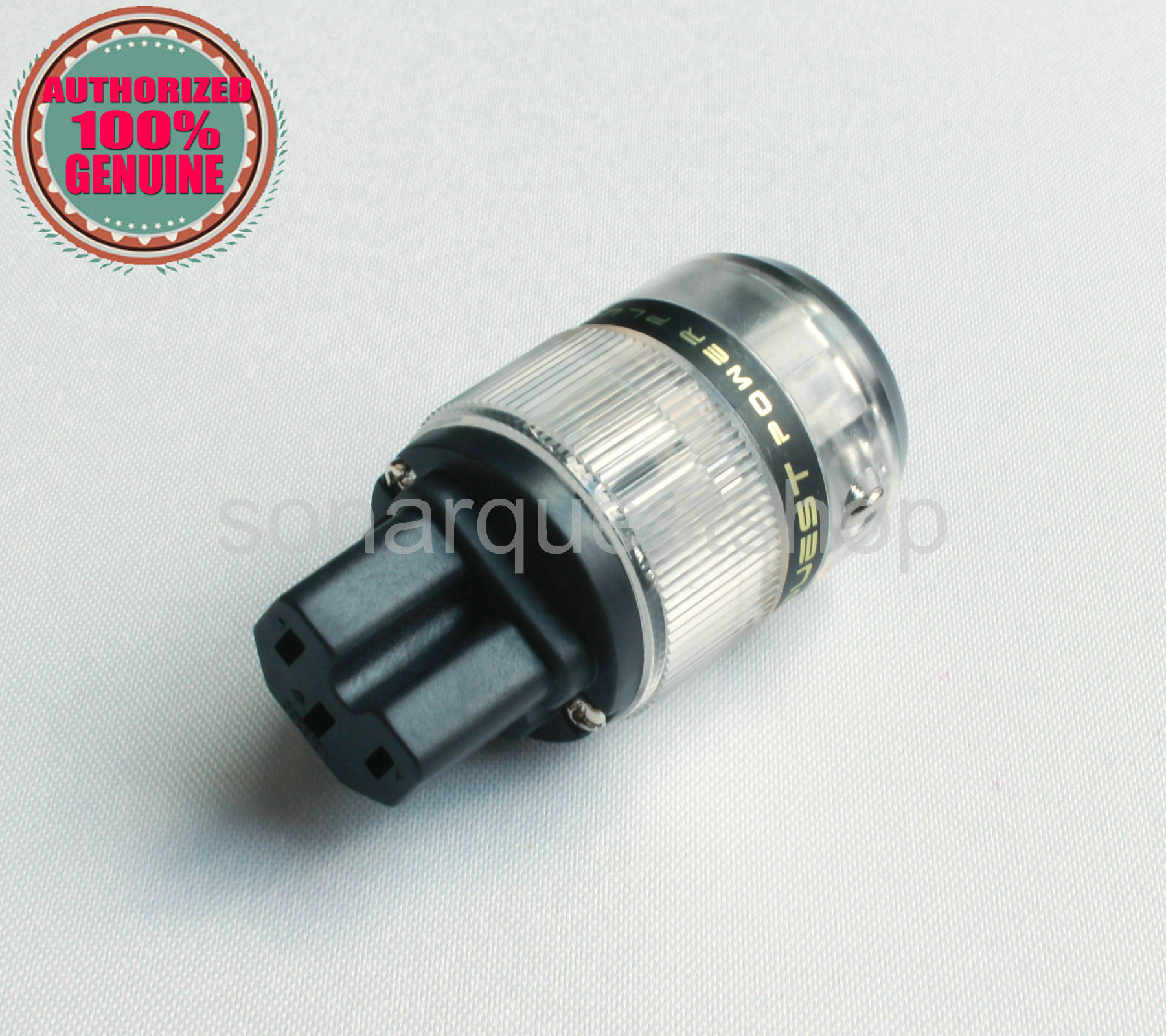 SONARQUEST ST-AgC(B) Silver Plated Translucent IEC Connector
