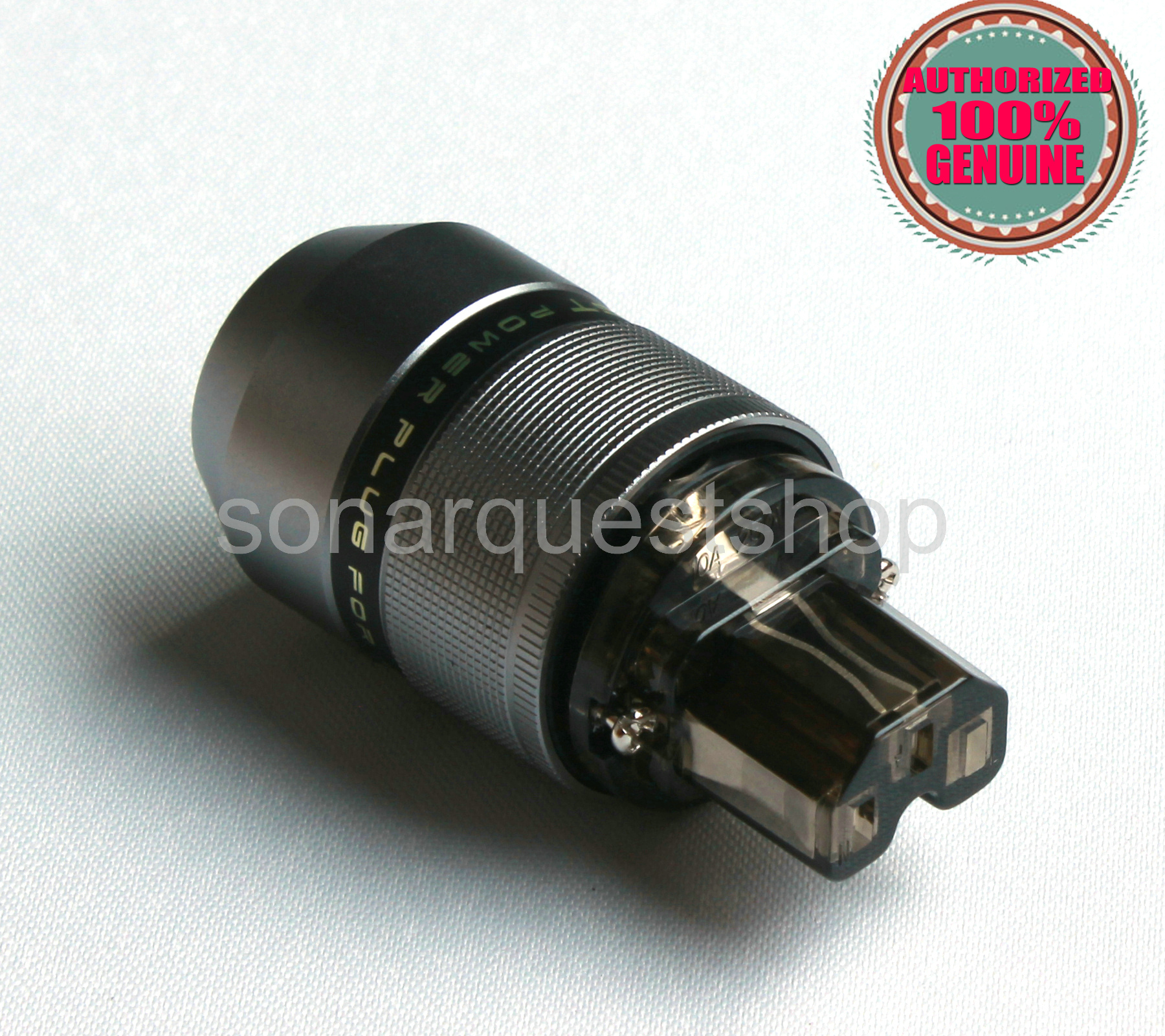 SONARQUEST PA-40F(Ag) silver Plated Gray Special Aluminum alloy IEC Connector