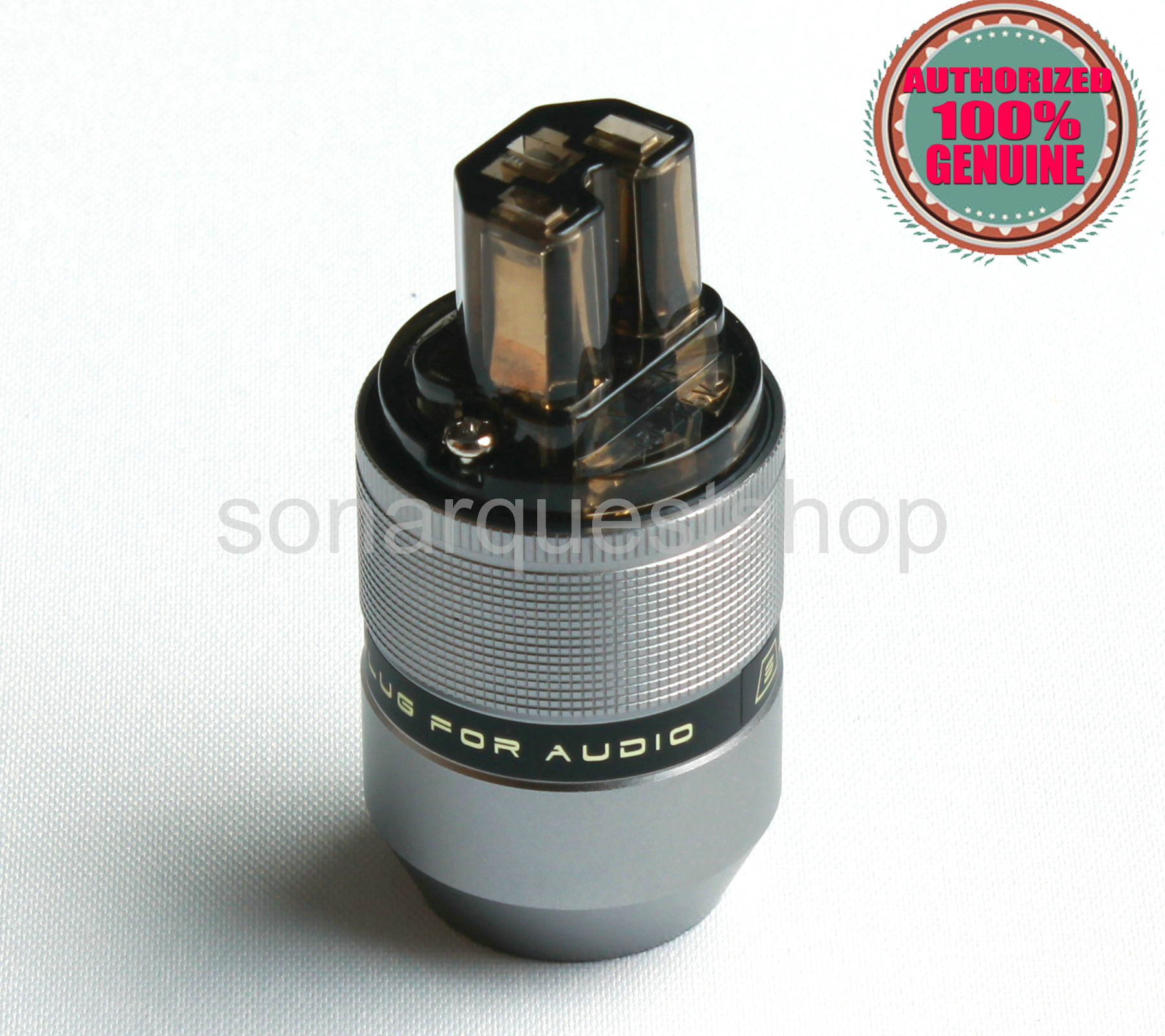 SONARQUEST PA-40F(G) Gold Plated Gray Special Aluminum alloy IEC Connector