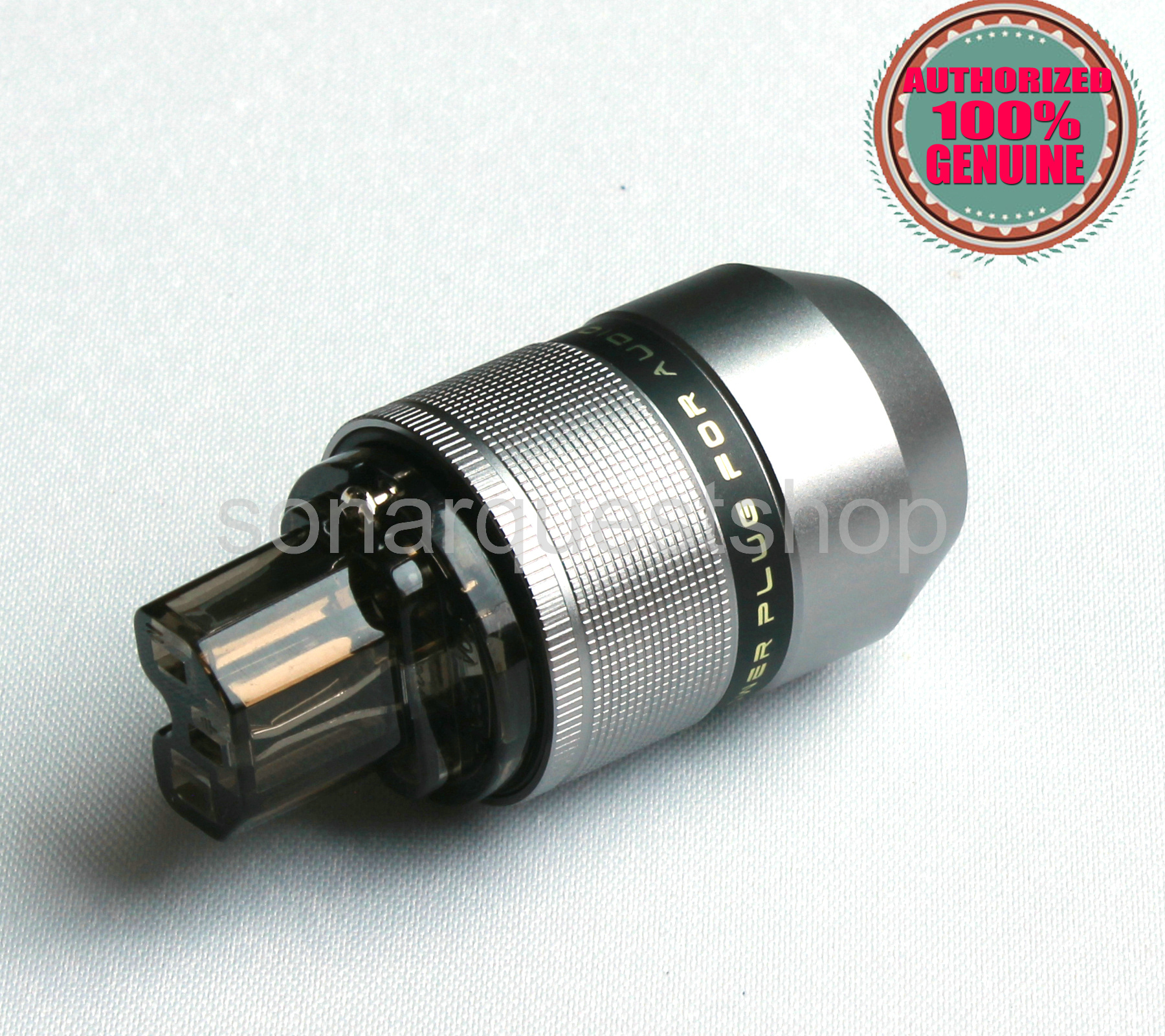 SONARQUEST PA-40F(R) Rhodium Plated Gray Special Aluminum alloy IEC Connector