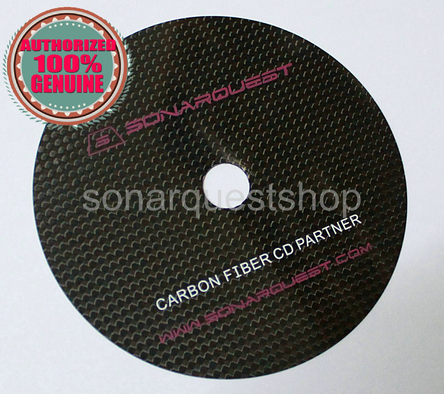 SONARQUEST CD Partner Hi-Fi Tuning Mat CD+ Stabilizer Carbon Fiber HI-END